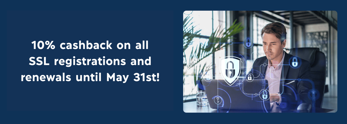 10% cashback on all SSL purchases (2)